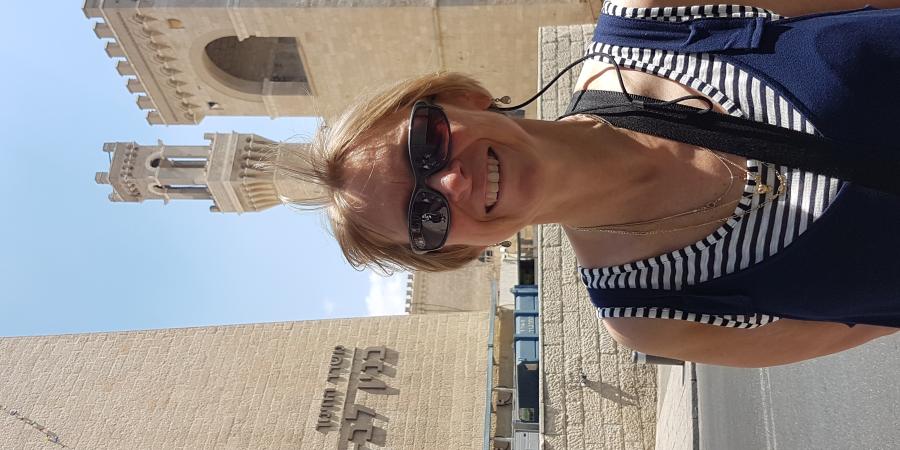 Veronique Gouwy en Israël